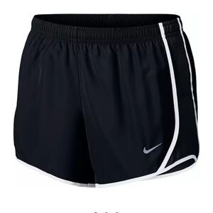 Black Nike Girls' Dry Tempo Running Shorts